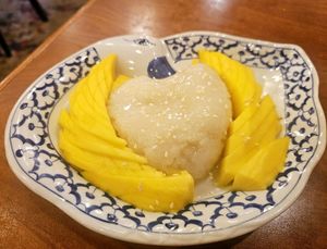 Mango Sticky Rice (vegan) at Takieng Thai Cuisine in Fair Oaks