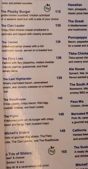  at Mitchell's Scottish Ale House in Cape Town