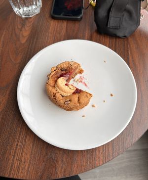 Deep dish Jamie dodger 👌🏼  at Pip & Oat in Llandudno