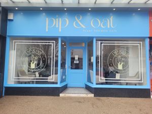 Pip & Oat Outside at Pip & Oat in Llandudno