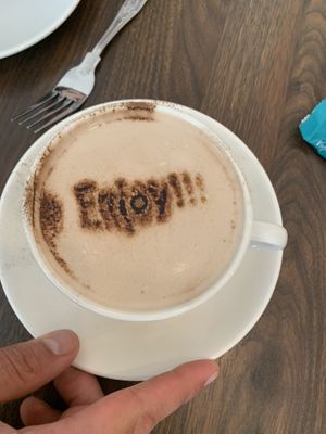 Mmm hot chocolate   at Pip & Oat in Llandudno