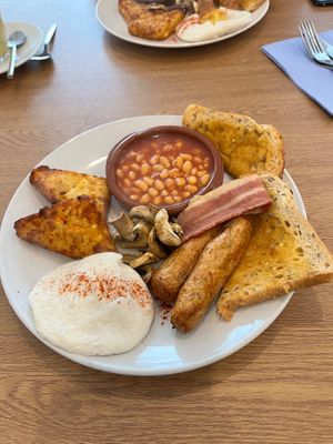 All day breakfast special at Pip & Oat in Llandudno