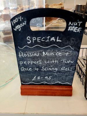 Special at Pip & Oat in Llandudno