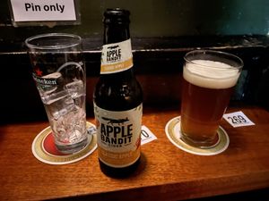 Cider and Texel beer  at Jazz Café Alto in Amsterdam