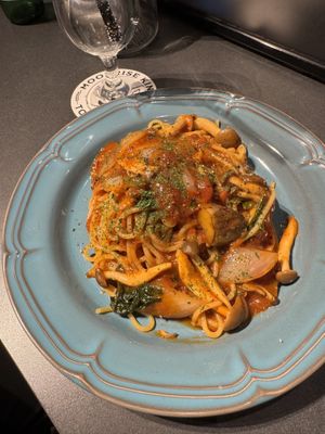 Vegan Arrabbiata Pasta   at Moonrise Kingdom in Tokyo
