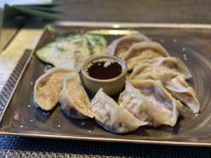 Momo dumplings - Vegafe, Vilnius  at Vegafe - Totoriu g. in Vilnius