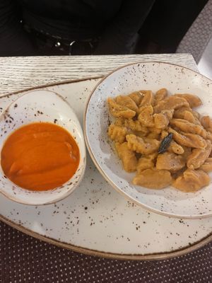 Pumpkin gnocchi   at Vegafe - Totoriu g. in Vilnius
