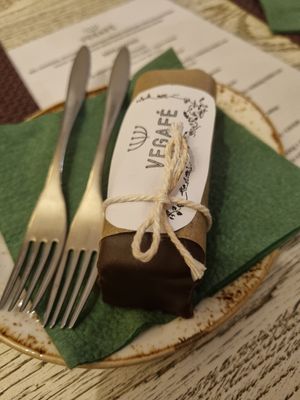 Vegan snickers at Vegafe - Totoriu g. in Vilnius