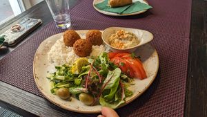 Falafel at Vegafe - Totoriu g. in Vilnius