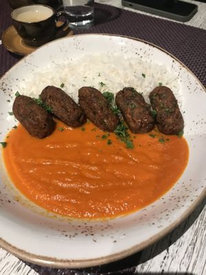 meatballs made of legumes  at Vegafe - Totoriu g. in Vilnius
