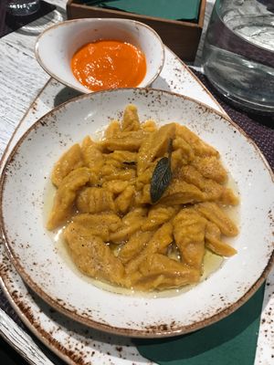 pumpkin gnocchi   at Vegafe - Totoriu g. in Vilnius