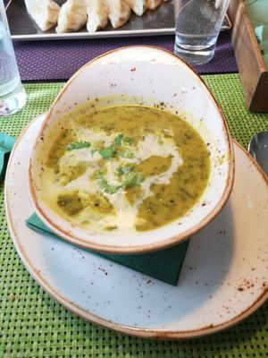 Soup of the dax at Vegafe - Totoriu g. in Vilnius