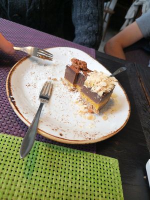 Super tasty raw cakr at Vegafe - Totoriu g. in Vilnius