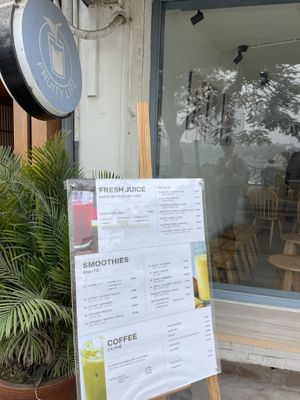 Front  at Fruity Fact in Hanoi