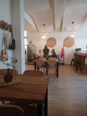 Cafe at Gruszka i Pietruszka in Szczecin