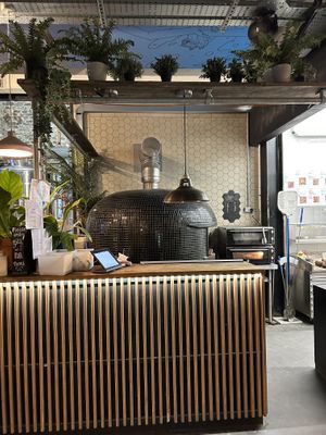 Pizza oven   at Pizza is Lovely in Bristol