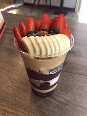 The ‘Oak’ with everything vegan   at Oakberry in Abu Dhabi