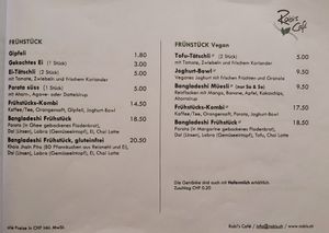  at Robi's Café in Winterthur