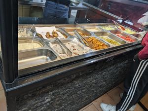 Counter at Libanon Falafel in Berlin