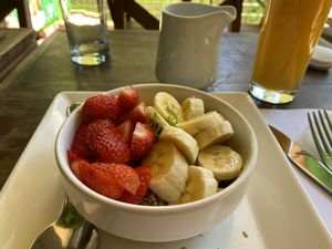 Granola Breakfast w Fresh Squeezed Orange Juice  at Taste and See in Sao Paulo
