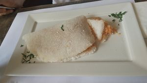 Beiju recheado com creme de palmito at Taste and See in Sao Paulo