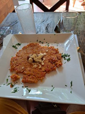 Omelete grão de bico at Taste and See in Sao Paulo