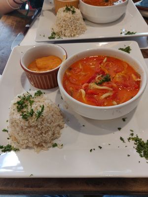 Deliciosa moqueca de shimeji! at Taste and See in Sao Paulo