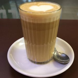 Latte  at Nesso Cafe in Leeds