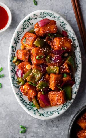 Tofu Chilli 🔥 at Namaste Tandoori Leuven in Leuven