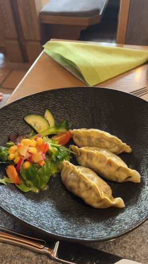 Dumplings (vegan)  at Gasthaus Krone in Kennelbach