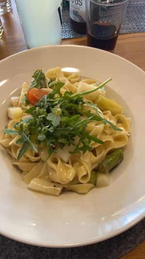Spargel Pasta (vegan)  at Gasthaus Krone in Kennelbach