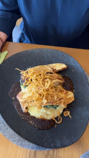 Zwiebelrost-Pilz (vegan)  at Gasthaus Krone in Kennelbach