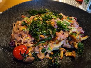 Bandnudeln mit Pfifferlingen at Gasthaus Krone in Kennelbach