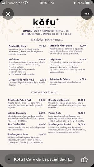   at Kofu in Castello De La Plana