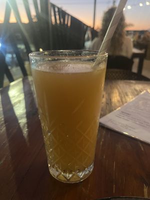 Passionfruit lemonade- watery but fine  at Soi95 in Willemstad