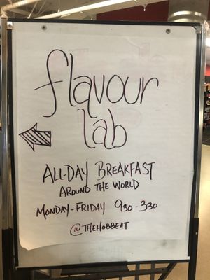 Sign   at The Flavour Lab  in Vancouver