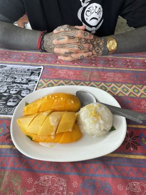 Mango Sticky Rice  at Number 9 Restaurant in Chiang Mai