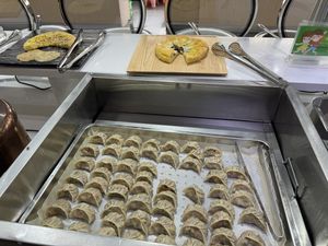 Dumplings and dessert  at Hongshan Health Preservation Vegetarian - Lianbang Wanjiang in Dongguan