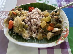   at Raan Ahaan Jey Vegan Restaurant in Chiang Mai