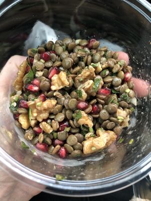 Lentil and walnut salad  at Waitrose - Saadiyat in Abu Dhabi