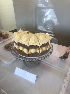 Lemon Curd Cake at Alma's Ethical Cakes & Bakes in Hebden Bridge