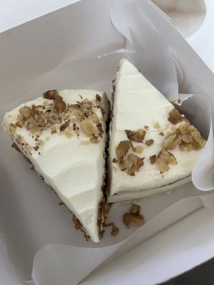 Carrot cake   at Alma's Ethical Cakes & Bakes in Hebden Bridge
