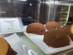 Kartoffelkage (Danish Tiramisu)  at V Sorte Hest in Copenhagen