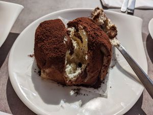 Kartoffel kage (potato cake). Mmmm! at V Sorte Hest in Copenhagen