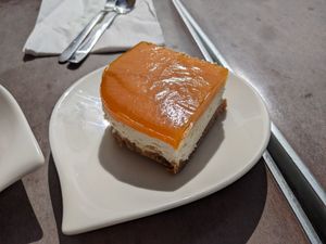 Not mango cheesecake. Oh yeah! at V Sorte Hest in Copenhagen
