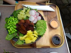 V-meatball bowl at V Sorte Hest in Copenhagen