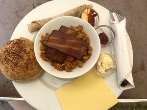 Brunch platter😄 at V Sorte Hest in Copenhagen