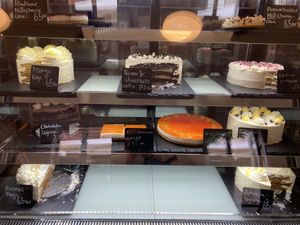 Tortentheke  at V Sorte Hest in Copenhagen