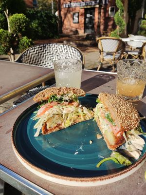 Meatball burger at V Sorte Hest in Copenhagen