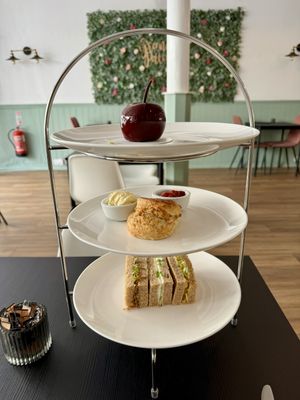 Grand Patisserie vegan afternoon tea  at Grand Patisserie  in Paignton